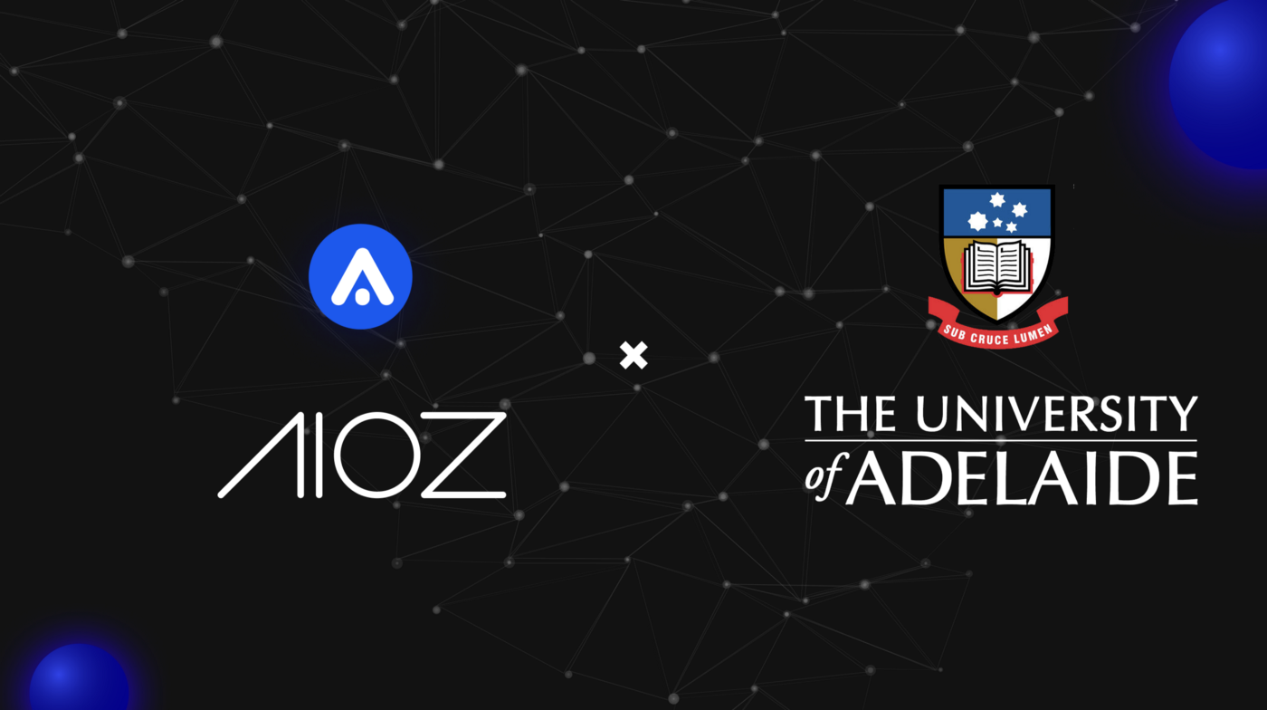 AIOZ collaborates with the University of Adelaide