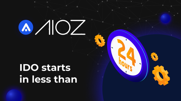 The AIOZ Network IDO starts in less than 24 hours!